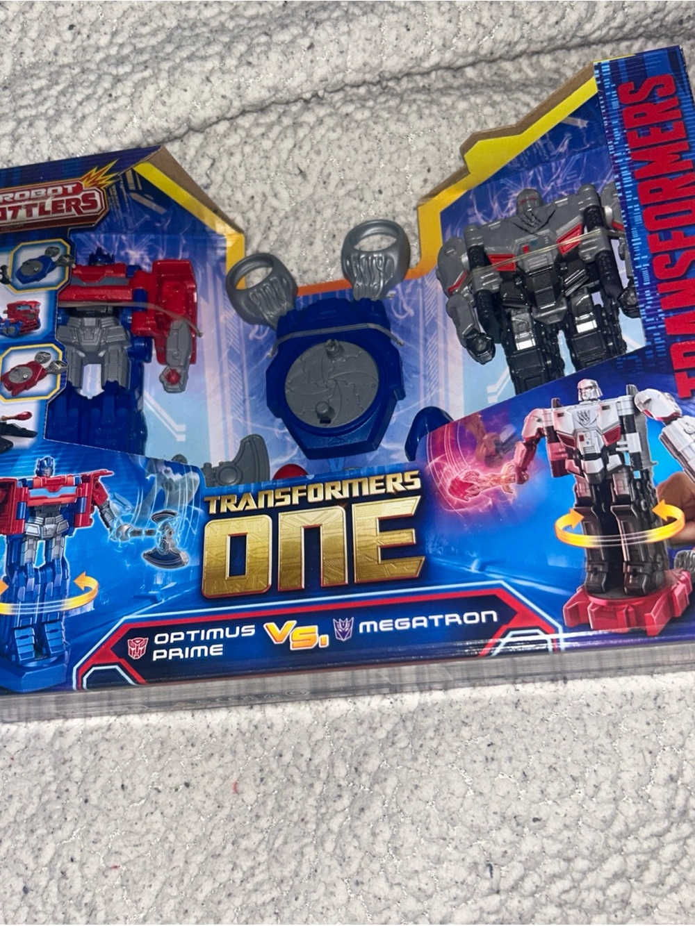 Transformers One Robot Battlers 2-Pack, 4.5" Optimus Prime vs. Megatron NIB